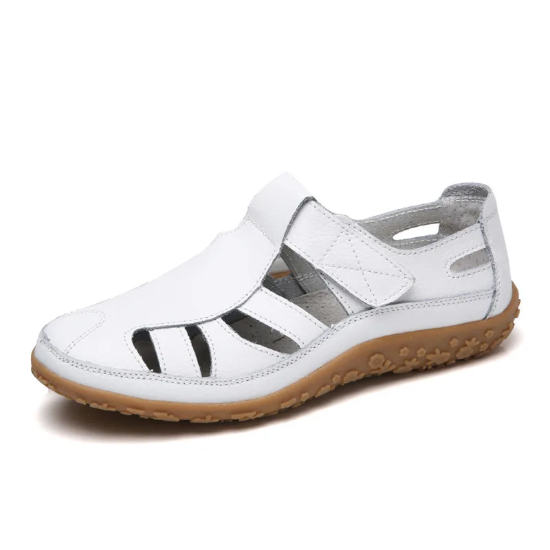 Women's Sandals Small White Shoes Leather Flat Maternity Mother's Shoes Flat Heel Hollow Casual Women's Shoes
Women's Sandals Small White Shoes Leather Flat Maternity Mother's Shoes Flat Heel Hollow Casual Women's Shoes