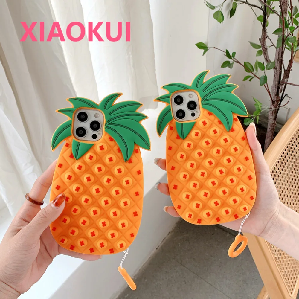 3D Pineapple Pop Push Case For iPhone 13 7 8 Plus X XR XS Max 12 Pro Max 11 Pro SE2020 Fidget Toys Bubble Soft Silicone Cover
3D Pineapple Pop Push Case For iPhone 13 7 8 Plus X XR XS Max 12 Pro Max 11 Pro SE2020 Fidget Toys Bubble Soft Silicone Cover