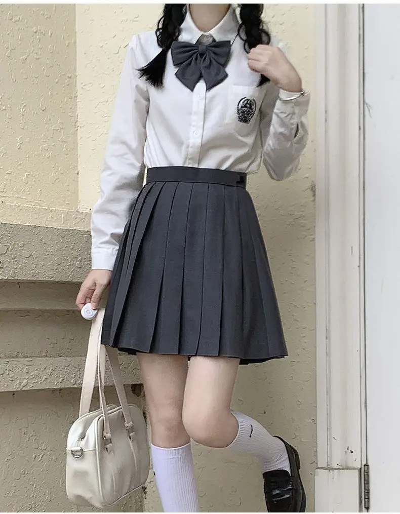 Pleated Skirt Solid Color Uniform Skirt Basic Women's Autumn and Winter Half Short
Pleated Skirt Solid Color Uniform Skirt Basic Women's Autumn and Winter Half Short