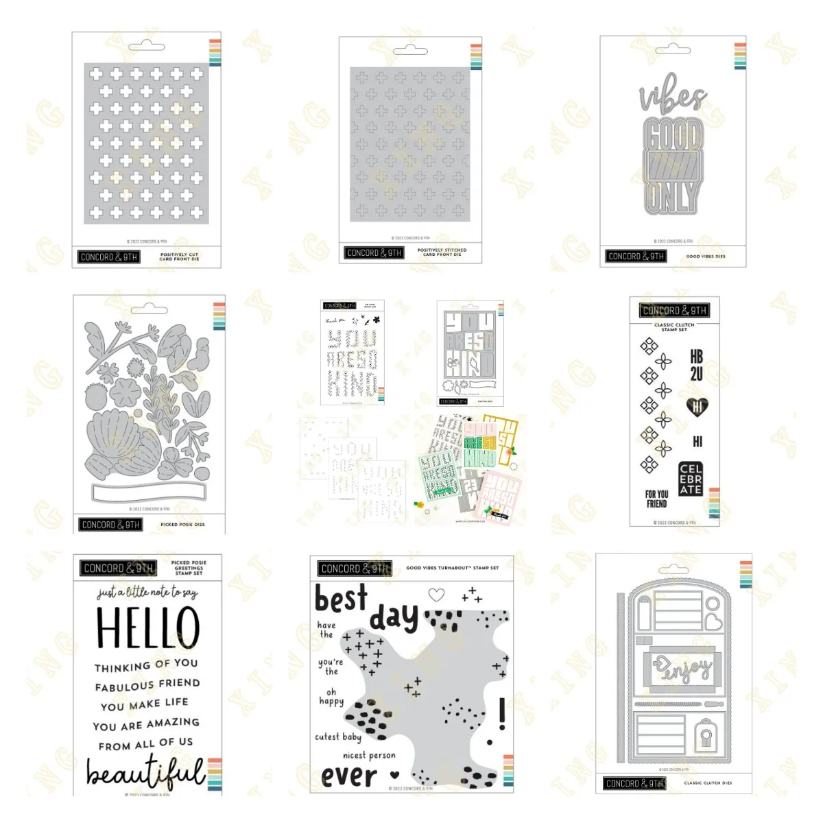 Good Vibes Clutch Posie You Are So Kind Cross 2022 New Metal Cutting Dies Stamps Stencil for Scrapbook Diary Decoration Template
Good Vibes Clutch Posie You Are So Kind Cross 2022 New Metal Cutting Dies Stamps Stencil for Scrapbook Diary Decoration Template