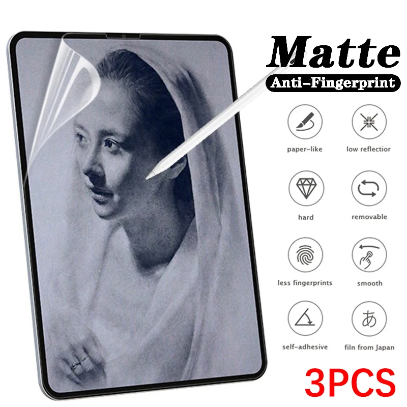 Защитная пленка для экрана в виде бумаги для iPad 10th 10,9 Mini 6 Air 5 4 3 ipad 10,2 7th 8th 9th Pro 11 2022, матовая пленка для живописи
Защитная пленка для экрана в виде бумаги для iPad 10th 10,9 Mini 6 Air 5 4 3 ipad 10,2 7th 8th 9th Pro 11 2022, матовая пленка для живописи