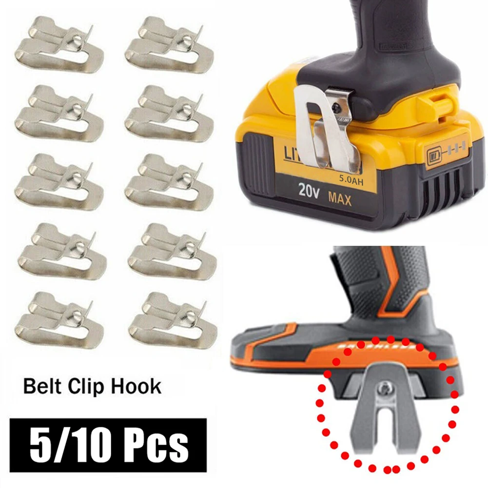 5/10pcs Electric Cordless Drill Belt Hooks For DeWalt N268241 Driver N169778 N086039 DCD980 DCD985 DCD780 Power Tool Accessories
5/10pcs Electric Cordless Drill Belt Hooks For DeWalt N268241 Driver N169778 N086039 DCD980 DCD985 DCD780 Power Tool Accessories