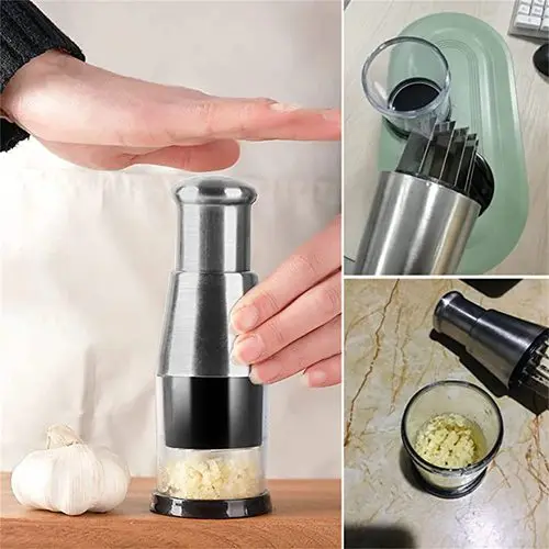 Garlic Cutter Multi-function Garlic Cutter Vegetable Cutter Manual Clap Knife Kitchen Supplies Stainless Steel Garlic
Garlic Cutter Multi-function Garlic Cutter Vegetable Cutter Manual Clap Knife Kitchen Supplies Stainless Steel Garlic