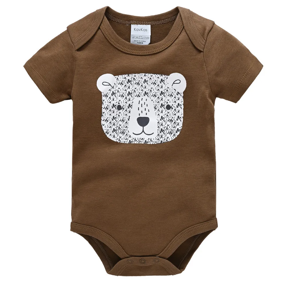 Kavkas Baby Boy Clothes Summer Short Sleeve Cartoon Print Newborn Baby Girl Bodysuit Infant 0-12 Months Clothing
Kavkas Baby Boy Clothes Summer Short Sleeve Cartoon Print Newborn Baby Girl Bodysuit Infant 0-12 Months Clothing
