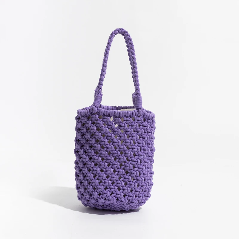Summer Female Beach Tote Buckets Bag Simple Solid Cotton Crochet Mesh Travel Handbag Korean Fish Net Phone Purse 2023
Summer Female Beach Tote Buckets Bag Simple Solid Cotton Crochet Mesh Travel Handbag Korean Fish Net Phone Purse 2023