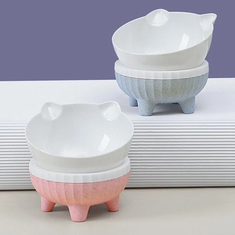 Elevated Cat Bowls Tilted Raised Cat Food Bowl with Detachable Stand Cat Dish Cute Pet Food Waterer and Food Feeder Cat Supplies
Elevated Cat Bowls Tilted Raised Cat Food Bowl with Detachable Stand Cat Dish Cute Pet Food Waterer and Food Feeder Cat Supplies