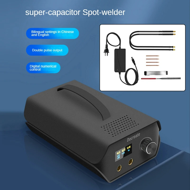 Portable Spot Welder Machine DIY Kit Energy Storage Nickel Sheet Mini Household 18650 Lithium Battery Welding US Plug
Portable Spot Welder Machine DIY Kit Energy Storage Nickel Sheet Mini Household 18650 Lithium Battery Welding US Plug