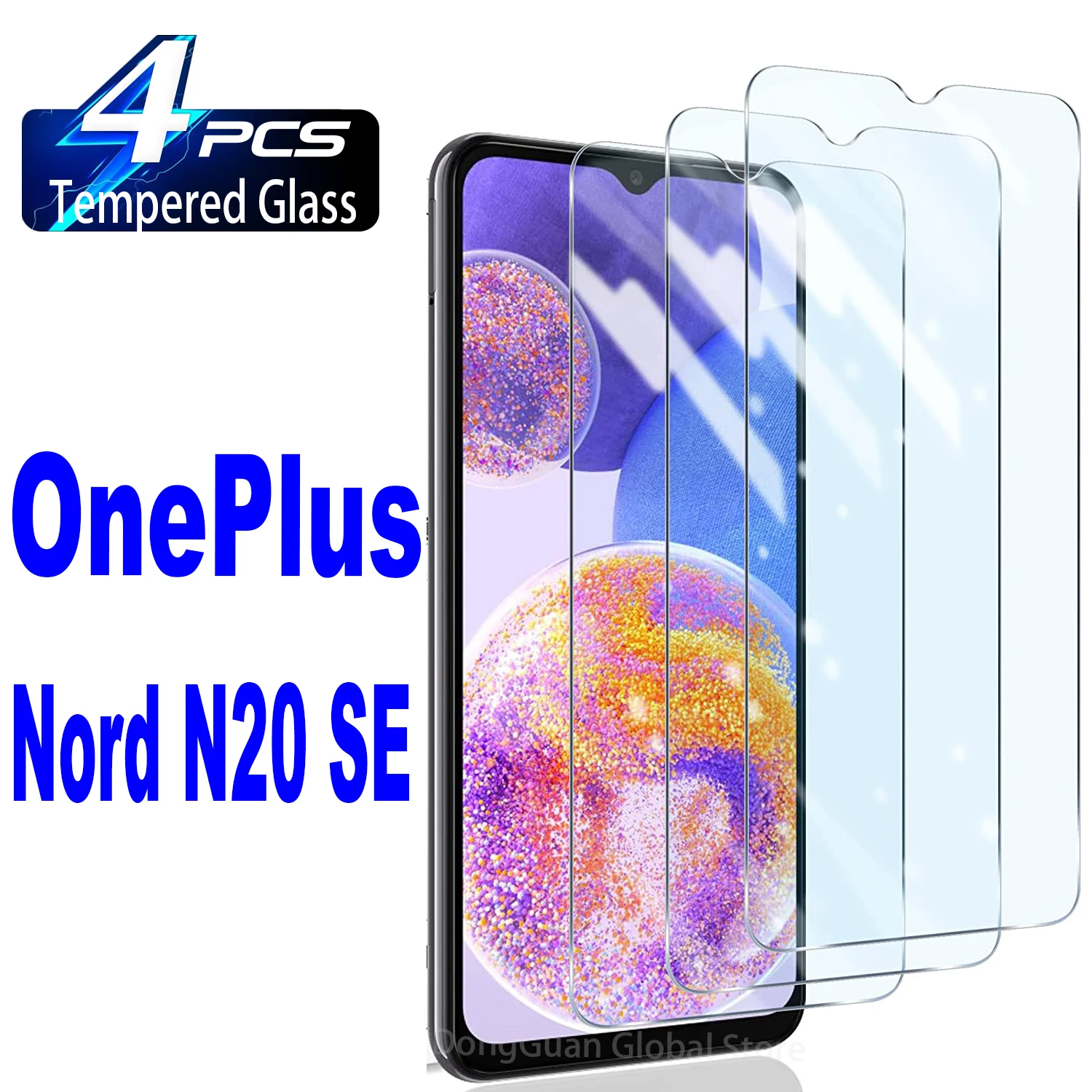 

2/4 шт. высококачественное алюминиевое закаленное стекло для OnePlus Nord N20 SE, защитная стеклянная пленка для экрана