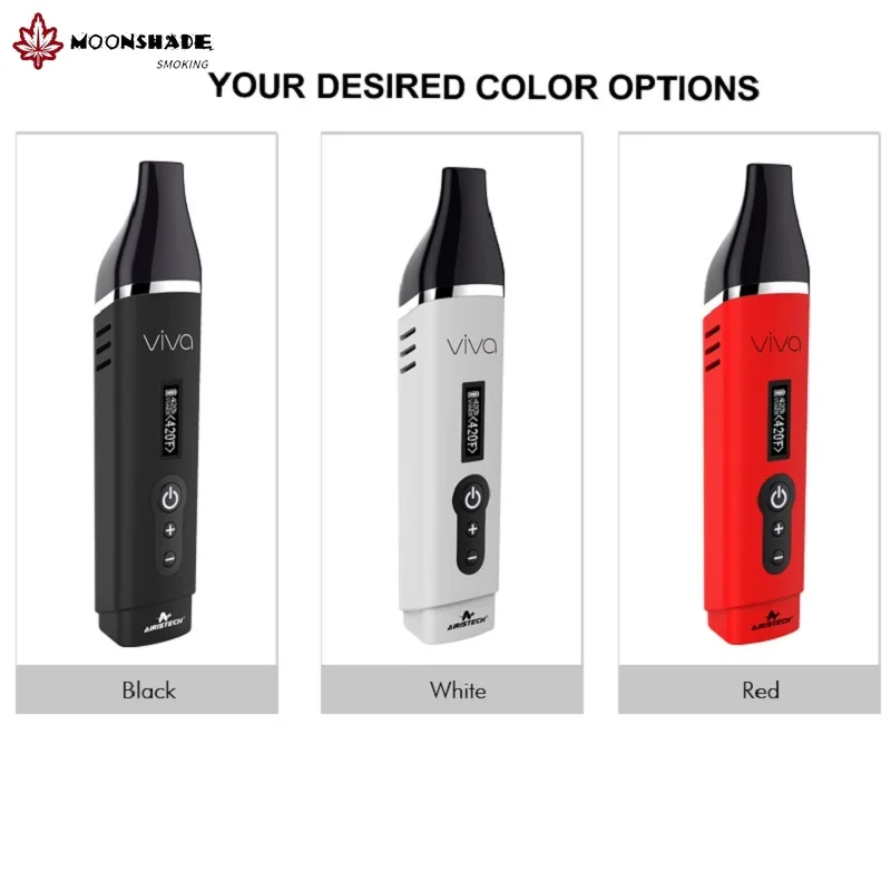 MOONSHADE New Herbva Viva Dry Herb Pipe Portable Electric Smoking Kit/Magnetic MouthpieceTemperature Control Smoking Accessories
MOONSHADE New Herbva Viva Dry Herb Pipe Portable Electric Smoking Kit/Magnetic MouthpieceTemperature Control Smoking Accessories