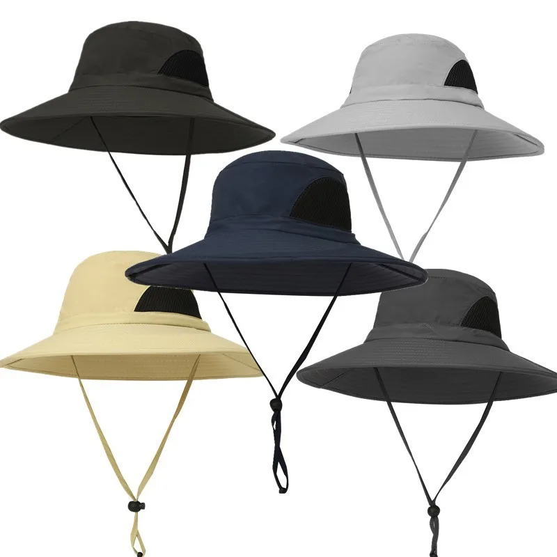 Sunscreen Fisherman Hat Basin Hat Fishing Hat Men's and Women's Big-brimmed Hat Anti-ultraviolet Sunshade Summer New
Sunscreen Fisherman Hat Basin Hat Fishing Hat Men's and Women's Big-brimmed Hat Anti-ultraviolet Sunshade Summer New