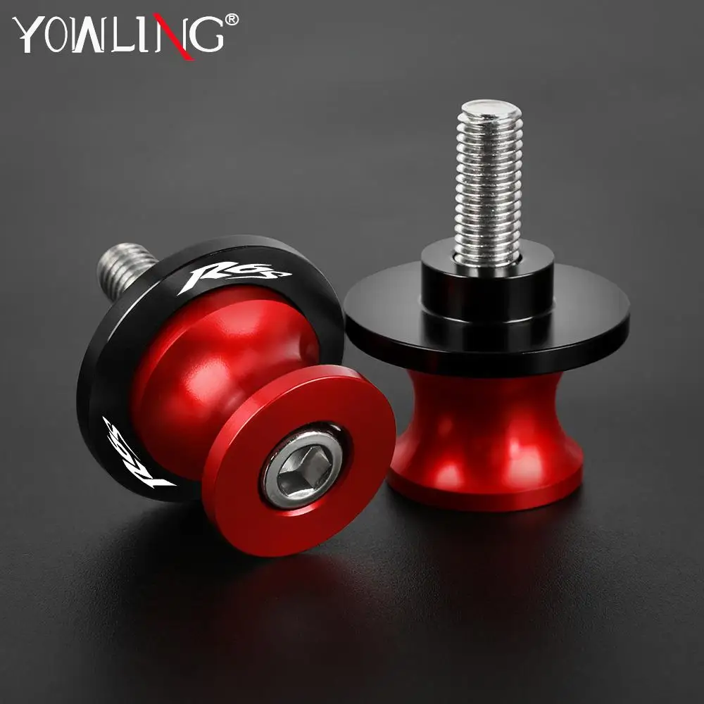 

For YAMAHA YZFR6S R6S 2006 2007 2008 2009 Motorcycle Accessories CNC Aluminum Swingarm Spools Slider Rear Stand Screws