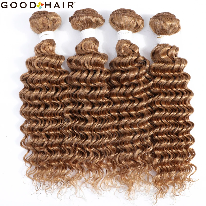 Пряди человеческих волос с глубокой волной, 100% бразильские пряди волос, 1/3/4 шт., человеческие волосы для наращивания без повреждений, GOODHAIR
Пряди человеческих волос с глубокой волной, 100% бразильские пряди волос, 1/3/4 шт., человеческие волосы для наращивания без повреждений, GOODHAIR