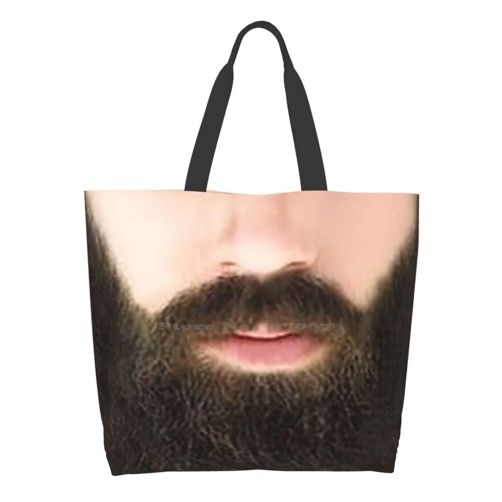 Hipster Black Beard Photo Realistic Men'S Face Mask Girls Handbags Shoulder Bags Large Size Black Beard Mouth Comical Funny
Hipster Black Beard Photo Realistic Men'S Face Mask Girls Handbags Shoulder Bags Large Size Black Beard Mouth Comical Funny