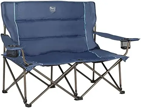 Person Folding Loveseat Comfortable Double Foldable Camping Chair Folding Lawn chairs for Outside, Grey
Person Folding Loveseat Comfortable Double Foldable Camping Chair Folding Lawn chairs for Outside, Grey