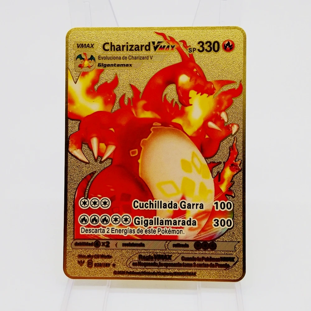 Аниме Покемон карты металлическая карта Charizard Mewtwo Pikachu Vmax GX EX Покемон золотые карты Speelgoed коллекционные карты детские подарки
Аниме Покемон карты металлическая карта Charizard Mewtwo Pikachu Vmax GX EX Покемон золотые карты Speelgoed коллекционные карты детские подарки