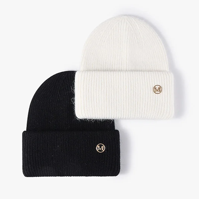 2022 Winter Rabbit Fur Knitted Hat Fashion Adult Letter M Beanie Cap Autumn Outdoor Solid Color Warm And Thick Skullcap
2022 Winter Rabbit Fur Knitted Hat Fashion Adult Letter M Beanie Cap Autumn Outdoor Solid Color Warm And Thick Skullcap