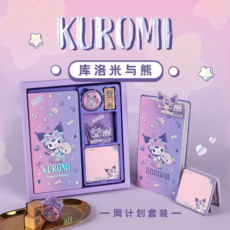 Новинка, Sanrio Kawaii Kuromi, блокнот, план недели, Подарочная коробка, набор, милая девушка, планировщик, студенческий самоучёный дневник, книжка, милый приз
Новинка, Sanrio Kawaii Kuromi, блокнот, план недели, Подарочная коробка, набор, милая девушка, планировщик, студенческий самоучёный дневник, книжка, милый приз