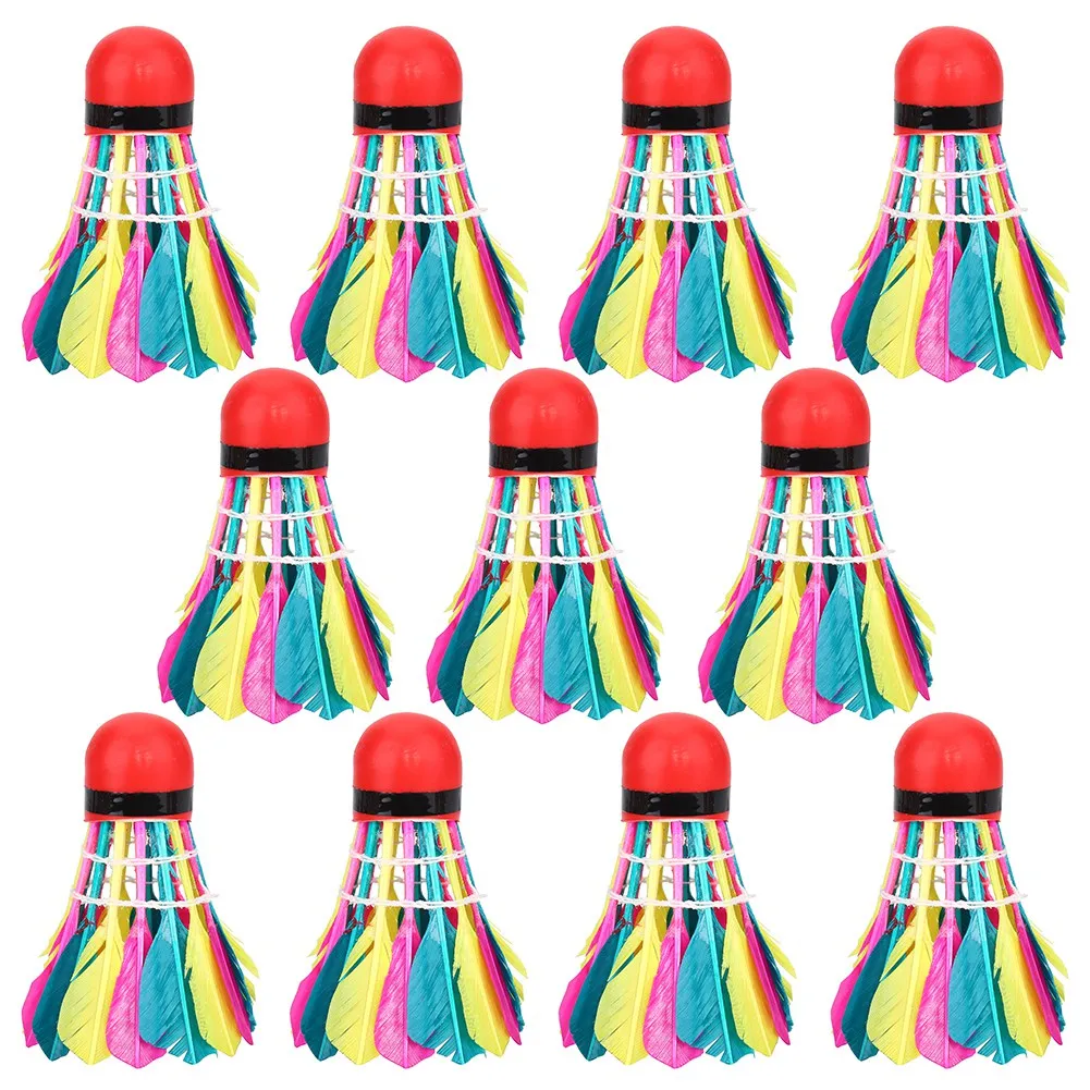 11Pcs/Lot Durable Colorful Badminton Balls Shuttlecocks Sports Training Accessory
11Pcs/Lot Durable Colorful Badminton Balls Shuttlecocks Sports Training Accessory