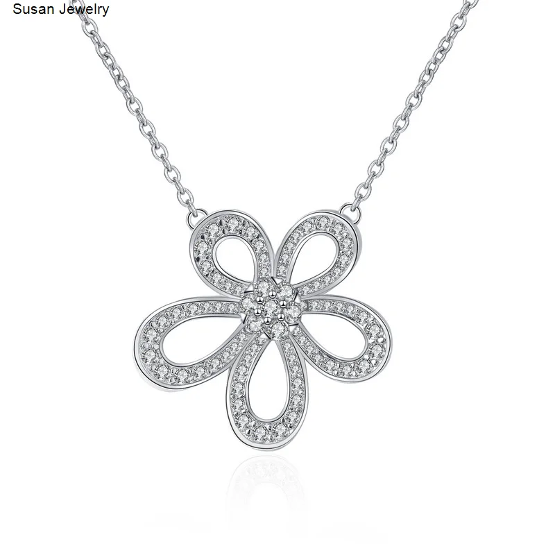 Korean Necklace Women's Five Petal Flower Micro Inlaid Zircon Pendant Women's s Sunflower Clavicle Chain Korean Accessories
Korean Necklace Women's Five Petal Flower Micro Inlaid Zircon Pendant Women's s Sunflower Clavicle Chain Korean Accessories