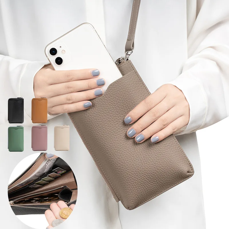 Genuine Leather Real Cowhide Women's Versatile Phone Bag Women Mini Messenger Bag Crossbody Shoulder Bag Card Holder Purse Bags
Genuine Leather Real Cowhide Women's Versatile Phone Bag Women Mini Messenger Bag Crossbody Shoulder Bag Card Holder Purse Bags