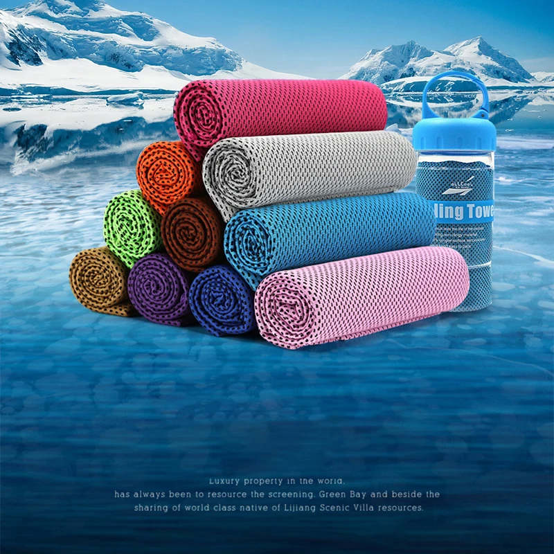 Outdoor Quick-Dry Ice Towels Fitness Climbing Yoga Exercise Rapid Cooling Sports Towel Microfiber Fabric Towel Home Textile
Outdoor Quick-Dry Ice Towels Fitness Climbing Yoga Exercise Rapid Cooling Sports Towel Microfiber Fabric Towel Home Textile