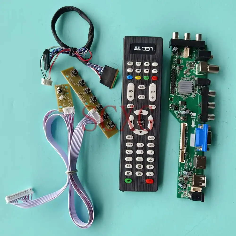 For N156BGE-L21 LVDS 40 Pin 1366 768 USB AV VGA HDMI-Compatible 15.6" Monitor DVB Digital Signal LCD Driver Control Board Kit
For N156BGE-L21 LVDS 40 Pin 1366 768 USB AV VGA HDMI-Compatible 15.6" Monitor DVB Digital Signal LCD Driver Control Board Kit