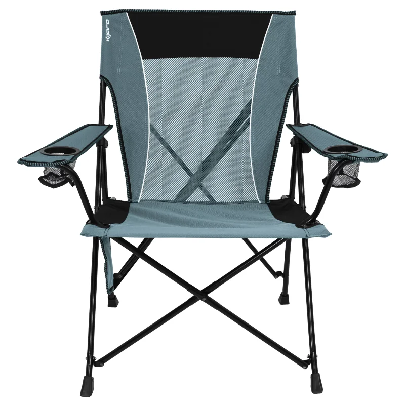 Dual Lock Camping Chair Gray Diamond Ripstop Polyester and Breathable Mesh Outdoor Beach Chairs 2 Mesh Cup Holders
Dual Lock Camping Chair Gray Diamond Ripstop Polyester and Breathable Mesh Outdoor Beach Chairs 2 Mesh Cup Holders