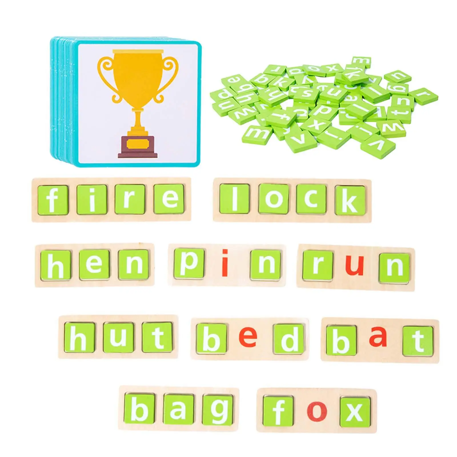 Sorting Spelling Games Wooden Short Vowel Reading Letters Montessori for Toddlers Children 3 4 5 Years Old Birthday Gifts
Sorting Spelling Games Wooden Short Vowel Reading Letters Montessori for Toddlers Children 3 4 5 Years Old Birthday Gifts