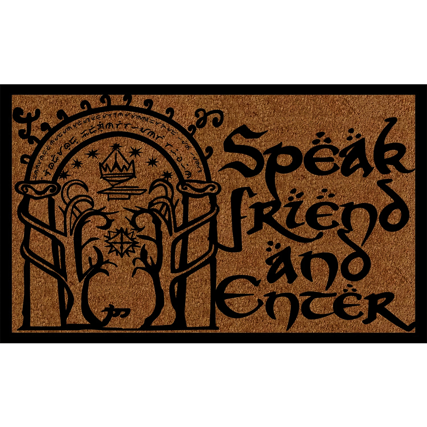 Резиновый коврик Speak Friend and Enter
Резиновый коврик Speak Friend and Enter