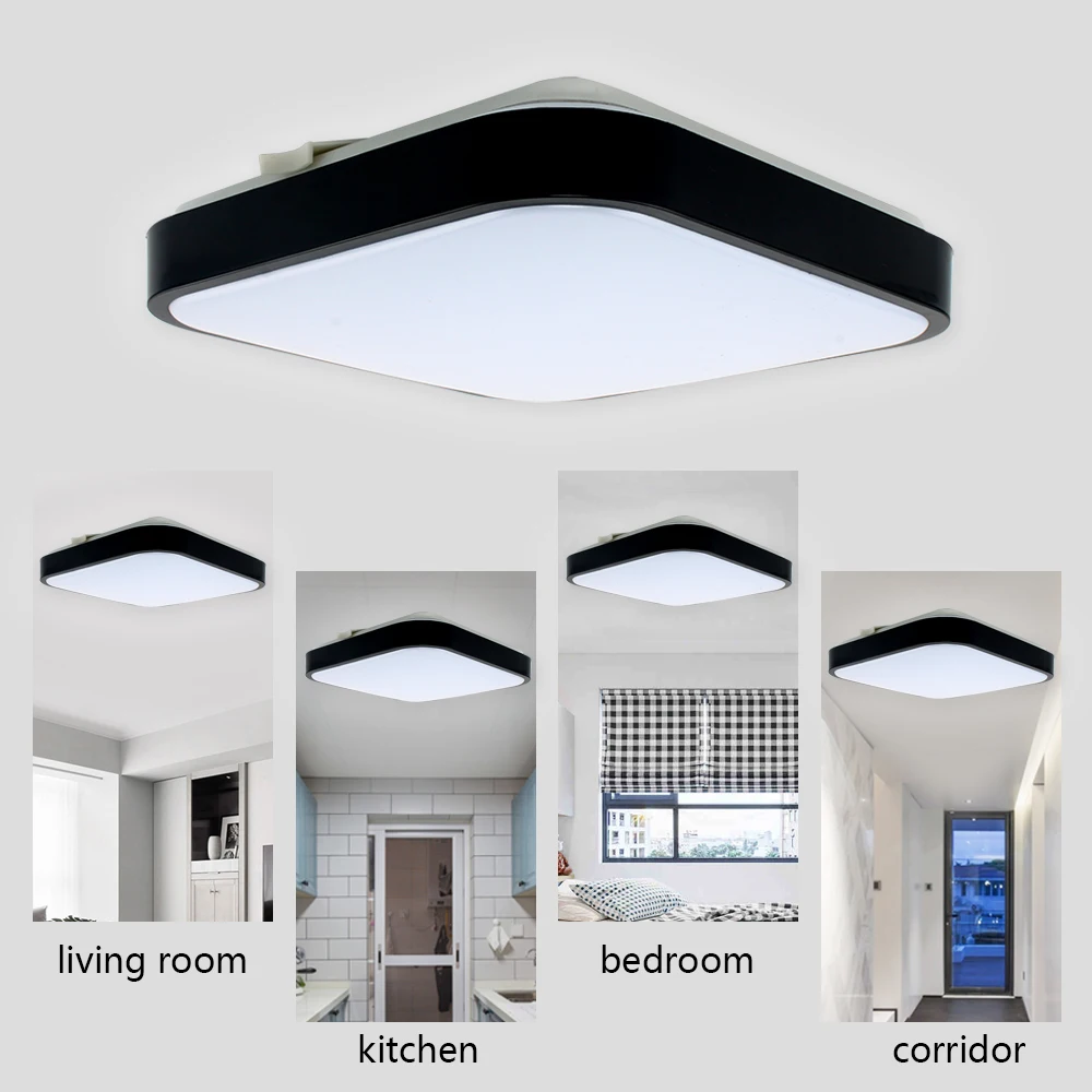 12W Square LED Ceiling Lights for Bedroom Surface Fixtures Ceiling Lamps Hanging Lights Living room светильники потолочные
12W Square LED Ceiling Lights for Bedroom Surface Fixtures Ceiling Lamps Hanging Lights Living room светильники потолочные