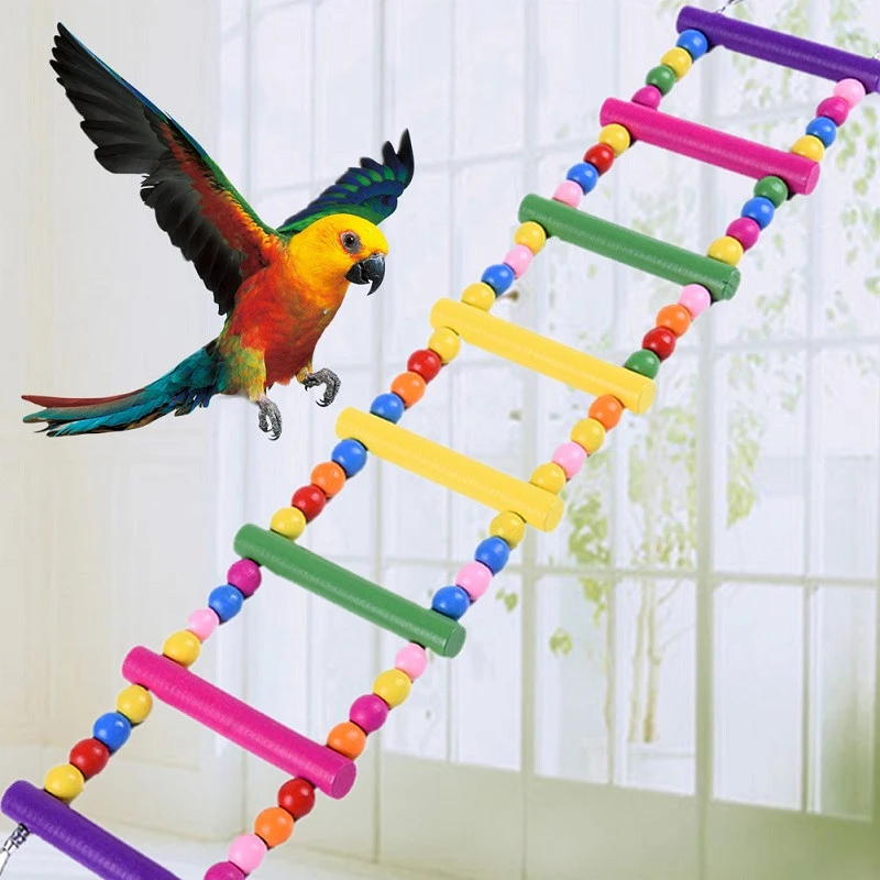 Bird Pet ToysClimbing LadderCloud Ladder Nibbling ToyBird Ladder Suspension Bridge Swing Birdcage ToyNatural WoodPet Supplies
Bird Pet ToysClimbing LadderCloud Ladder Nibbling ToyBird Ladder Suspension Bridge Swing Birdcage ToyNatural WoodPet Supplies