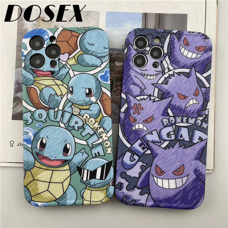 Cartoon Pokémon Gengar Squirtle Silicone Case For Iphone 11 12 13 Pro Max X Xr Xsmax 7 8 Plus Creative Printing Cute Case Couple
Cartoon Pokémon Gengar Squirtle Silicone Case For Iphone 11 12 13 Pro Max X Xr Xsmax 7 8 Plus Creative Printing Cute Case Couple