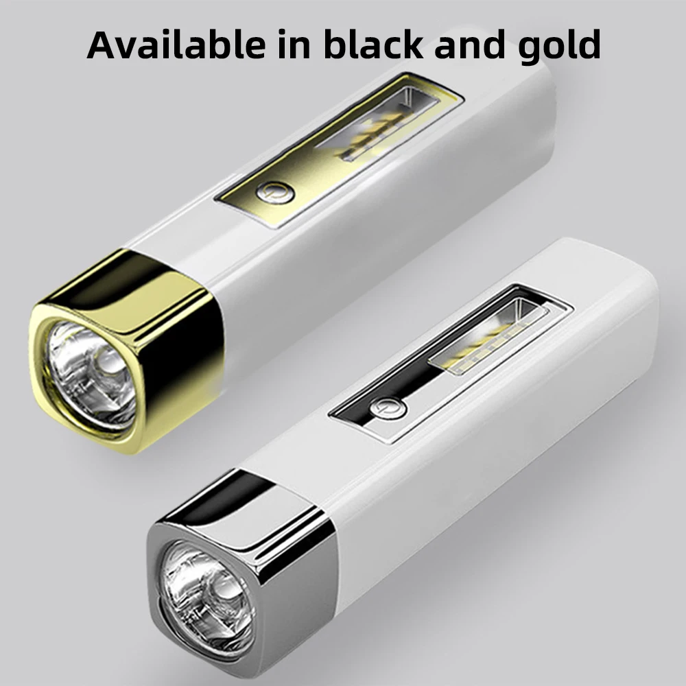 Portable Mini LED Flashlight Recharge COB Side Light Super Bright Powerful Torch USB Recharging Light Waterproof Biker Light
Portable Mini LED Flashlight Recharge COB Side Light Super Bright Powerful Torch USB Recharging Light Waterproof Biker Light