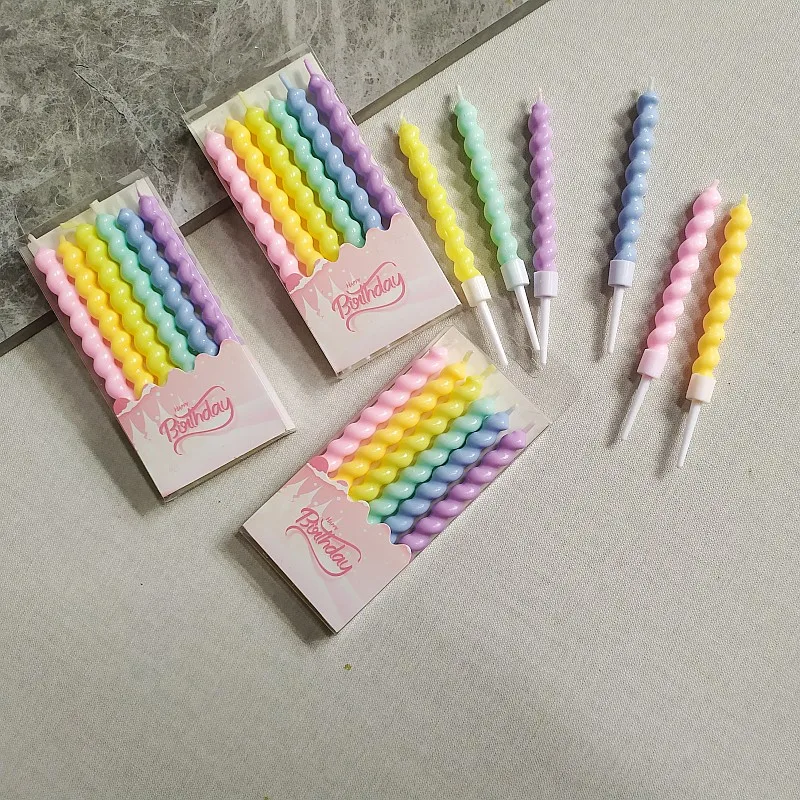 30/60Box Birthday Candle Cake Decor Baking Threaded Small Candles Romantic Party Rainbow Festival Supplies Wholesale
30/60Box Birthday Candle Cake Decor Baking Threaded Small Candles Romantic Party Rainbow Festival Supplies Wholesale