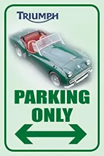 Triumph Motorcycle Parking Metal Tin Sign Metal Sign Home Garage Man Cave Pub Bar Wall Decor Wall Poster(20cmx30cm)
Triumph Motorcycle Parking Metal Tin Sign Metal Sign Home Garage Man Cave Pub Bar Wall Decor Wall Poster(20cmx30cm)