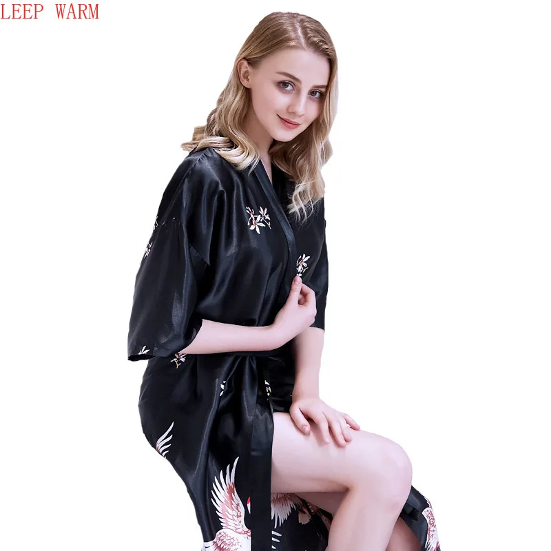 Woman Summer Satin Kimono Bathrobe Female Bride Bridesmaid Wedding Dress Dress Sexy Flower Long Pajamas
Woman Summer Satin Kimono Bathrobe Female Bride Bridesmaid Wedding Dress Dress Sexy Flower Long Pajamas