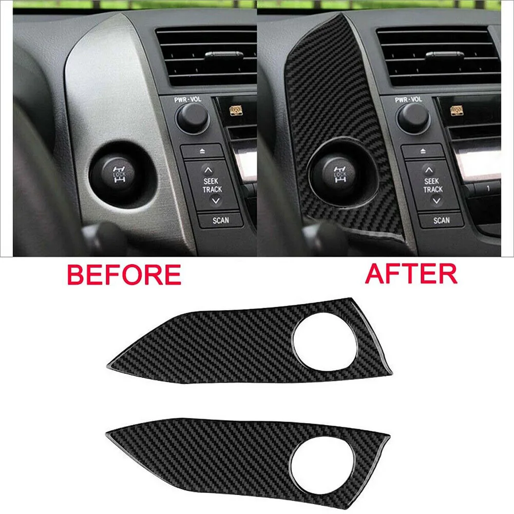 2pcs Central Console Side Panel Cover For Toyota For RAV4 06-12 Real Carbon Fiber With Tape Anti-corrosion Luxury Decoration
2pcs Central Console Side Panel Cover For Toyota For RAV4 06-12 Real Carbon Fiber With Tape Anti-corrosion Luxury Decoration