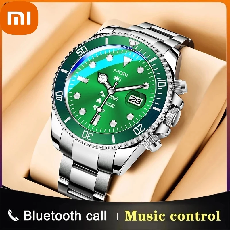 Xiaomi New Men Smart Watch Full Touch Screen Fitness Tracker Sport Waterproof Bluetooth Call Smart Watch Men for Android IOS
Xiaomi New Men Smart Watch Full Touch Screen Fitness Tracker Sport Waterproof Bluetooth Call Smart Watch Men for Android IOS