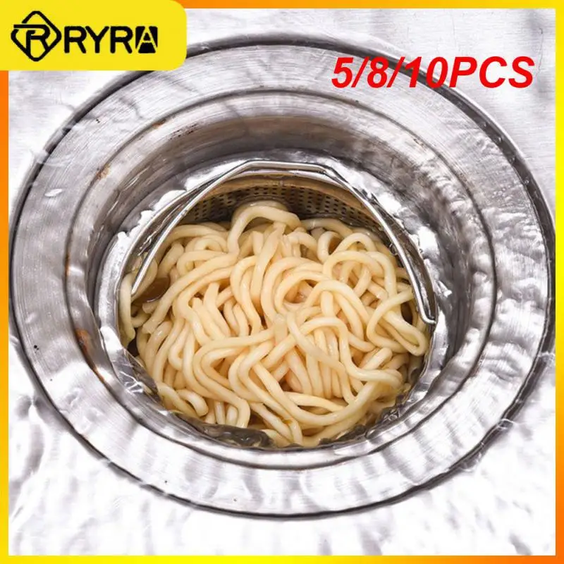 5/8/10PCS Drain Strainer Fine Mesh 304 Stainless Steel Sink Basket Dense Hole Anti-clogging Sink Strainer Draine Accessories
5/8/10PCS Drain Strainer Fine Mesh 304 Stainless Steel Sink Basket Dense Hole Anti-clogging Sink Strainer Draine Accessories