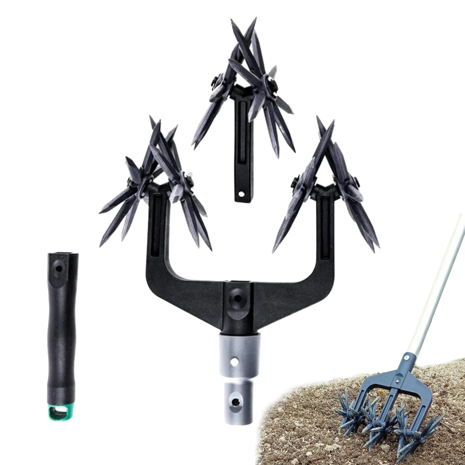 Garden Rotary Tiller Garden Soil Turning Tool Labor-Saving Rotary Cultivator Soil Turning Tool Cultivate Easily Loosening Soil
Garden Rotary Tiller Garden Soil Turning Tool Labor-Saving Rotary Cultivator Soil Turning Tool Cultivate Easily Loosening Soil
