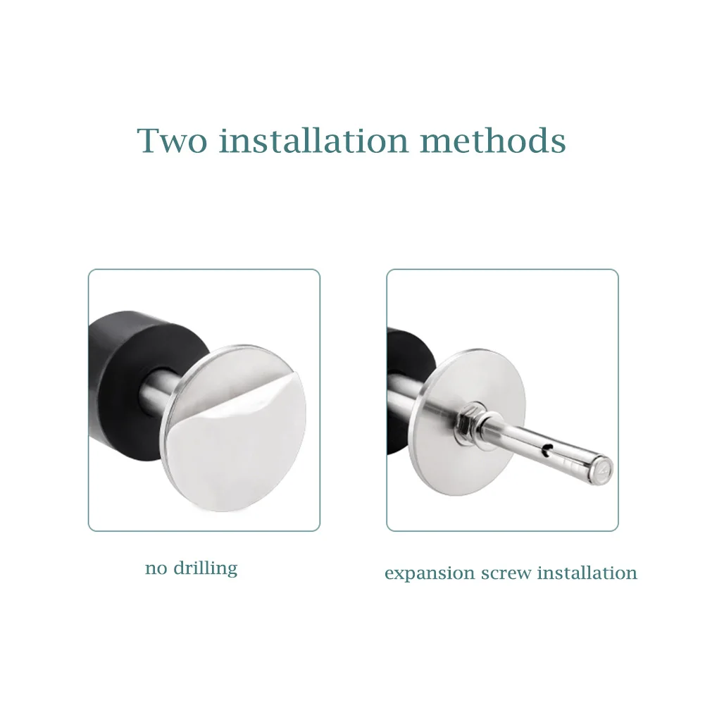 Stopper Door Stop Versatility Wardrobe 4.5*4cm Black Cabinets Furniture Heavy Duty Non Punch Rubber Stainless Steel
Stopper Door Stop Versatility Wardrobe 4.5*4cm Black Cabinets Furniture Heavy Duty Non Punch Rubber Stainless Steel