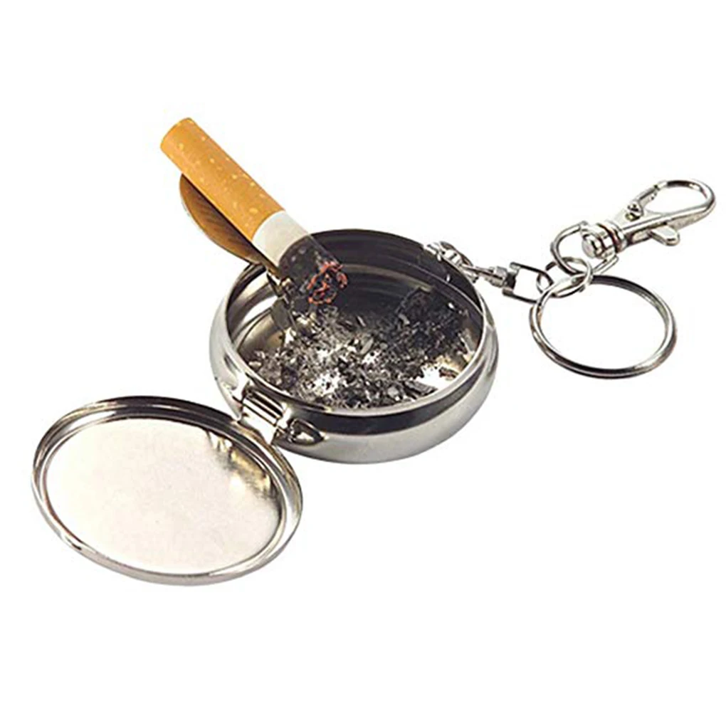 Mini Outdoors Round Cigarette Keychain Portable Ashtrays Alloy Pocket Smoke Ash Ashtray Keychain Fashion
Mini Outdoors Round Cigarette Keychain Portable Ashtrays Alloy Pocket Smoke Ash Ashtray Keychain Fashion