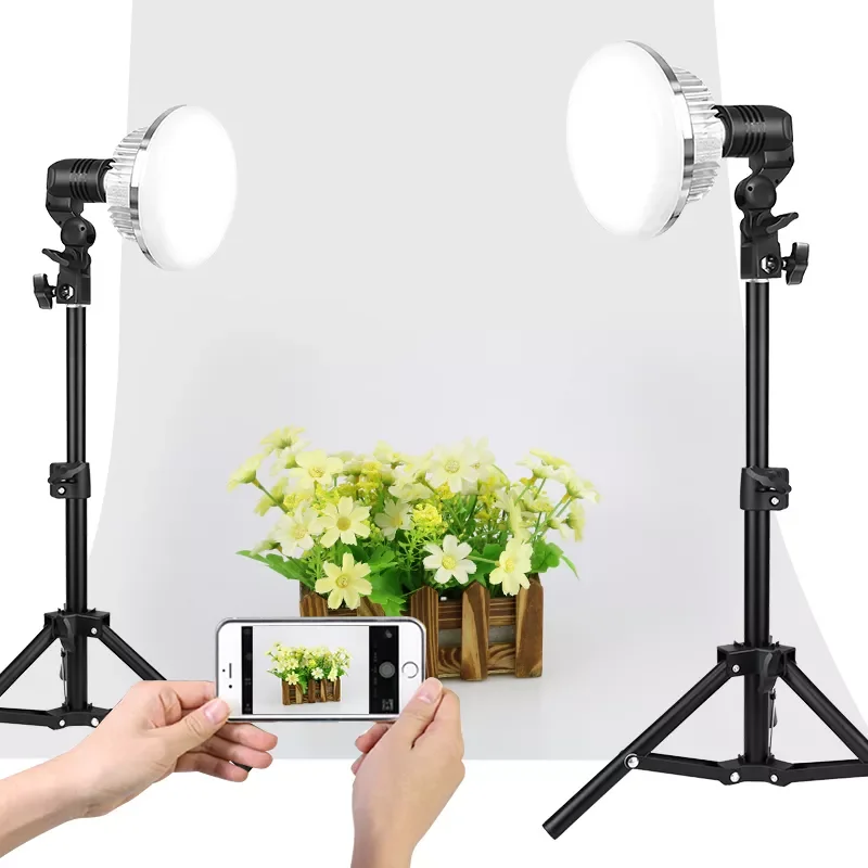 155W E27 LED Bulbs Dimmable Photography Light with Tripod Remote Control Photo Studio Lamp Daylight Bulb Streaming Video Lights
155W E27 LED Bulbs Dimmable Photography Light with Tripod Remote Control Photo Studio Lamp Daylight Bulb Streaming Video Lights