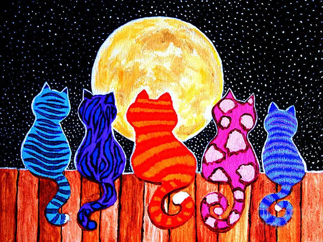 DIY 5D Diamond Painting Colorful Cat Moon ,Art Paintings Full Drill Diamond Painting Gift for Adults Kids, Children’s Room Decor
DIY 5D Diamond Painting Colorful Cat Moon ,Art Paintings Full Drill Diamond Painting Gift for Adults Kids, Children’s Room Decor
