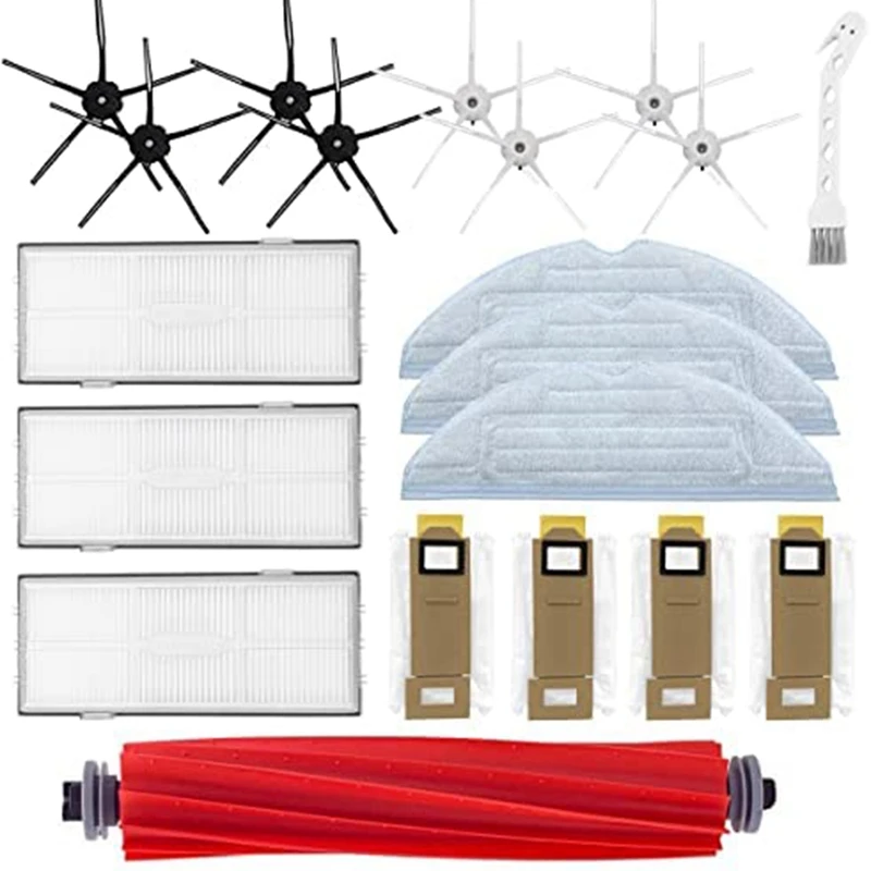 Replacement Parts Kit Main Brush Side Brushes Dust Bag Filters For Xiaomi Roborock S7 T7S T7 Plus Vacuum Cleaner Parts
Replacement Parts Kit Main Brush Side Brushes Dust Bag Filters For Xiaomi Roborock S7 T7S T7 Plus Vacuum Cleaner Parts