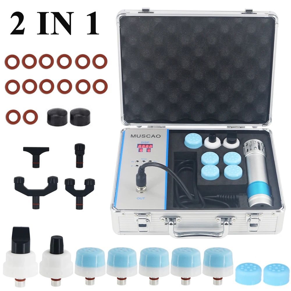 2in1 Extracorporeal Shockwave Therapy Machine ED Treatment Erectile Dysfunction Pain Relief Chiropractic and Shock Wave Deviecs
2in1 Extracorporeal Shockwave Therapy Machine ED Treatment Erectile Dysfunction Pain Relief Chiropractic and Shock Wave Deviecs