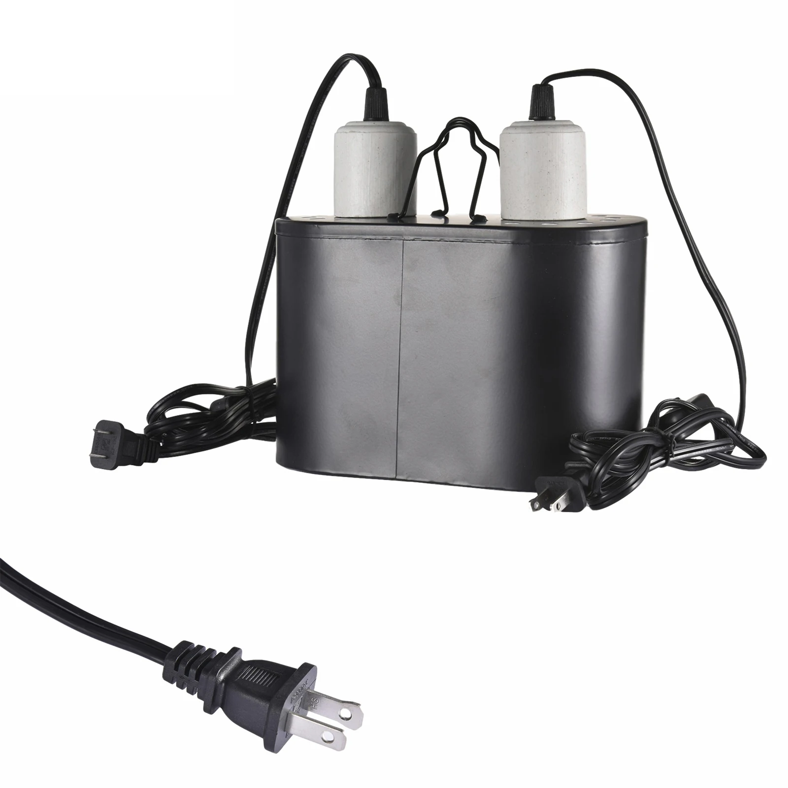 Dual Reptile Dome Light Fixture Reptile Lamp Fixture Reptile Lamp Holder Tropical UVB Light Reptile Heat Lamp Cap for Lizard
Dual Reptile Dome Light Fixture Reptile Lamp Fixture Reptile Lamp Holder Tropical UVB Light Reptile Heat Lamp Cap for Lizard