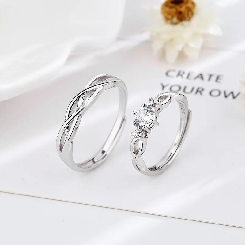 Perfso Green Silk Winding Couple Ring S925 Sterling Silver Ornament Love Interwoven Ins Simple Affordable Luxury Fashion
Perfso Green Silk Winding Couple Ring S925 Sterling Silver Ornament Love Interwoven Ins Simple Affordable Luxury Fashion