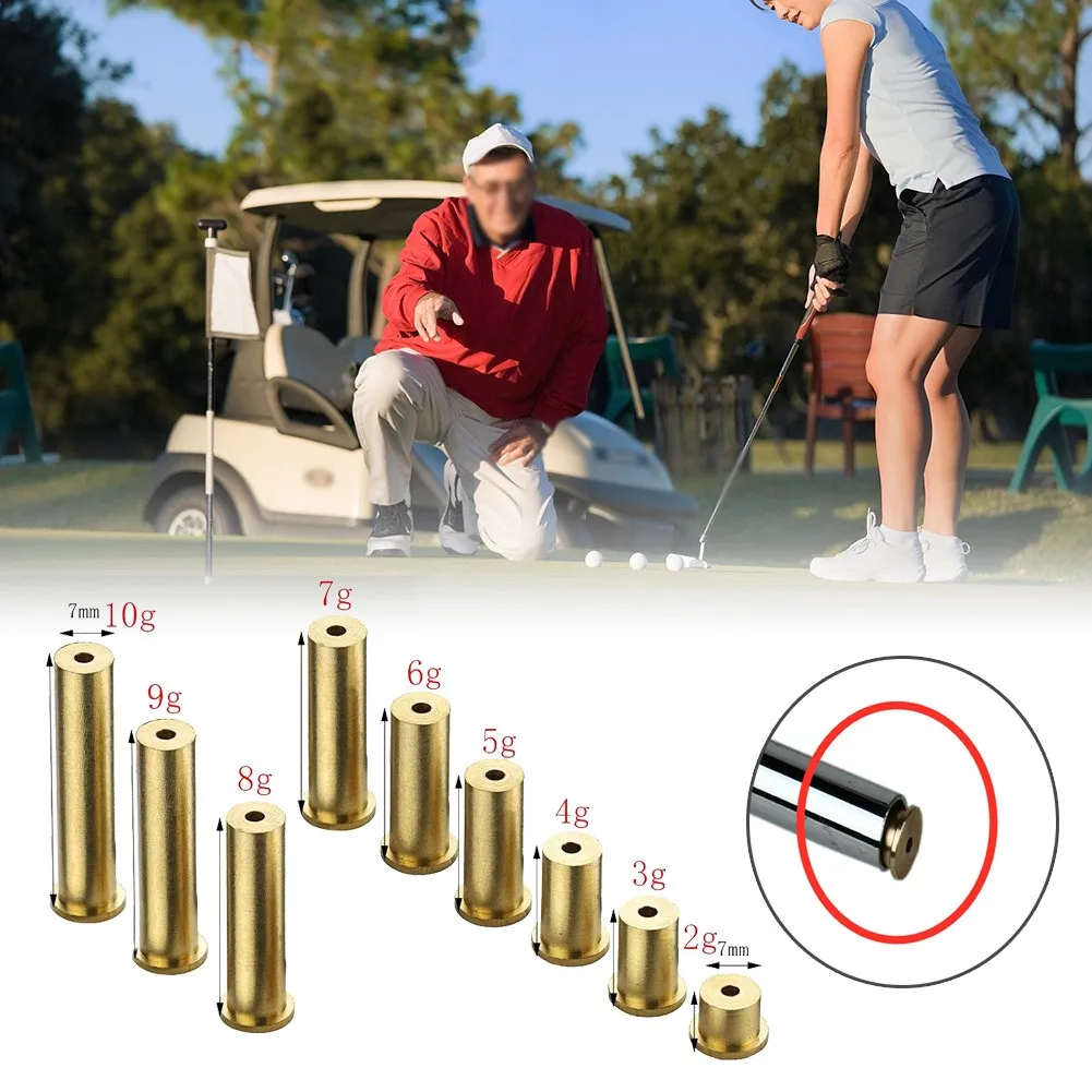 1/3pcs Golf Club Brass Shaft Tip Swing Weights For Steel Iron Shafts Steel Wood 1-10g Specifications Golf Accessories
1/3pcs Golf Club Brass Shaft Tip Swing Weights For Steel Iron Shafts Steel Wood 1-10g Specifications Golf Accessories