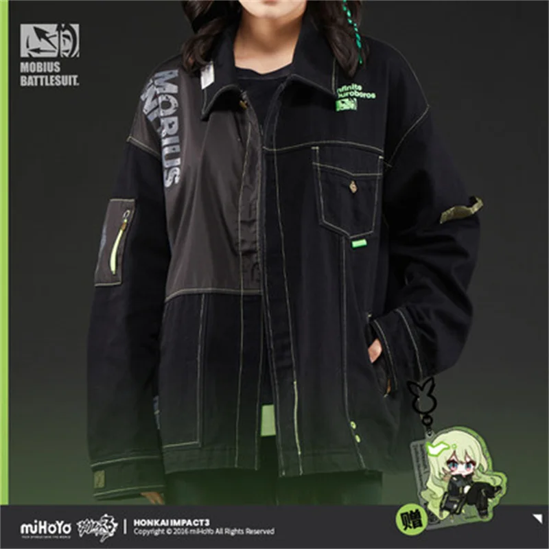 Anime Game Honkai Impact 3 COSPLAY Mobius BATTLESUIT Infinite Ouroboros Theme Collection New Jacket Couple Tops
Anime Game Honkai Impact 3 COSPLAY Mobius BATTLESUIT Infinite Ouroboros Theme Collection New Jacket Couple Tops